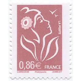 Fait Main Timbre de collection France - Autoadhsif 0085D
