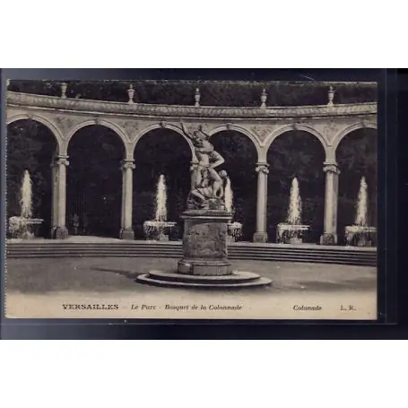 Bon Plan Carte postale 78 - Versailles - Le Parc - Bosquet de la Colonnade - Non voyage - Dos div