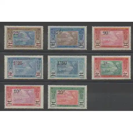 Quantité Limitée Côte dIvoire - 1924 - No 73/80