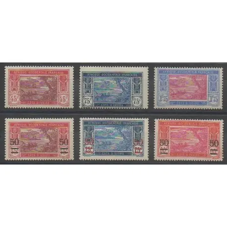 Achat Immédiat Côte dIvoire - 1934 - No 104/108