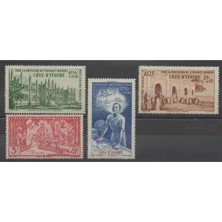 Promotion Côte dIvoire - 1942 - No PA6/PA9