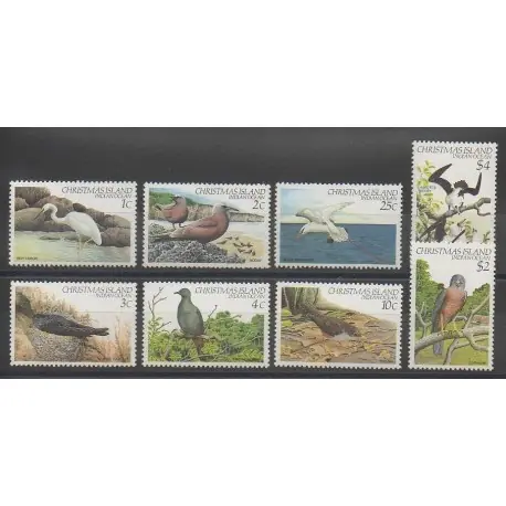 Christmas (Iles) - 1982 - No 156/163 - Oiseaux Prix Choc