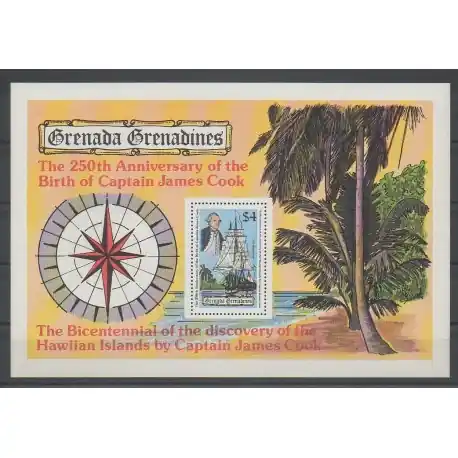 Grenadines - 1978 - No BF40 - Bateaux Top Vente