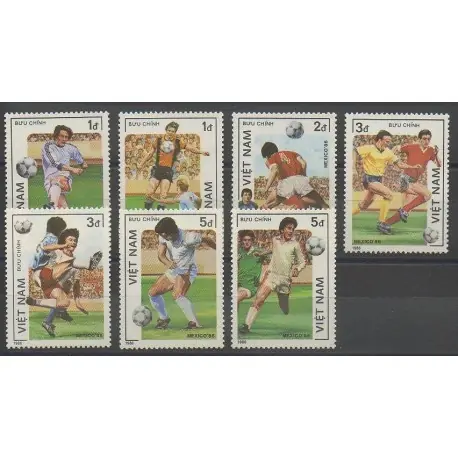 Livraison Gratuite Vietnam - 1986 - No 670/676 - Coupe du monde de football