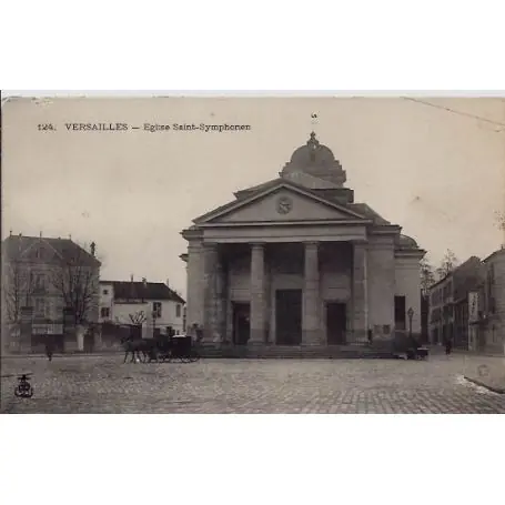 Paiement Sécurisé Carte postale 78 - Versailles - Eglise Saint-Symphorien - Non voyage - Dos non divise