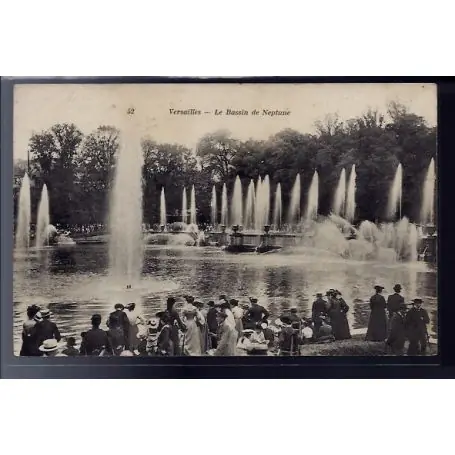 Carte postale 78 - Versailles - le bassin de Neptune - Voyage - Dos divise Meilleur Prix
