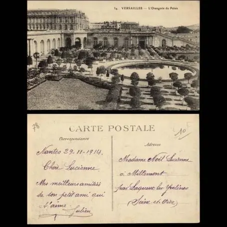 Artisanat Carte postale 78 - Versailles - L'Orangerie du Palais