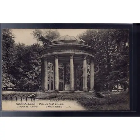 Carte postale 78 - Versailles - Parc du petit Trianon - temple de l' Amour - Non voyage - Retour Gratuit