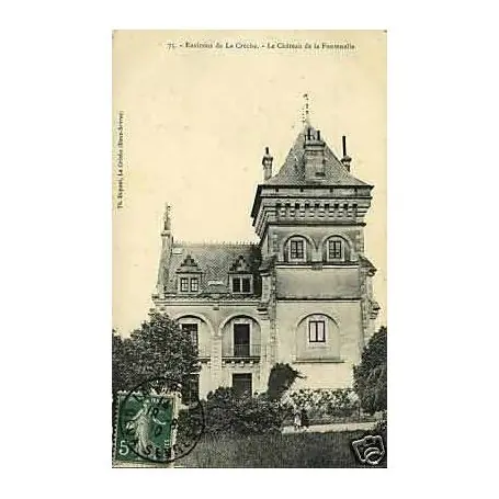 Bon Marché Carte postale 79 - Env. de La Creche - Chateau de la Fontenelle