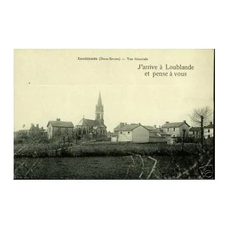 Carte postale 79 - LOUBLANDE - VUE GENERAL Dernier Modèle