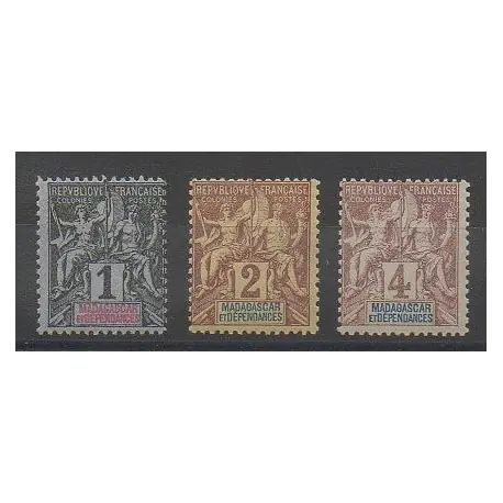 Nouvel Arrivage Madagascar - 1896 - No 28/30