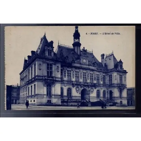 Offre Spéciale Carte postale 79 - Niort - l' Hotel de Ville - Voyage - Dos divise