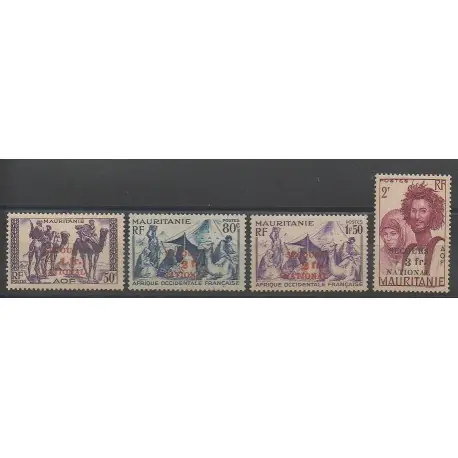 Achat Immédiat Mauritanie - 1941 - No 119/122