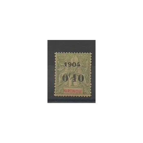 Livraison Mondiale Martinique - 1904 - No 58 - Neuf avec charnière
