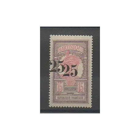 Promotion Saisonnière Martinique - 1920 - No 85b - Neuf avec charnière