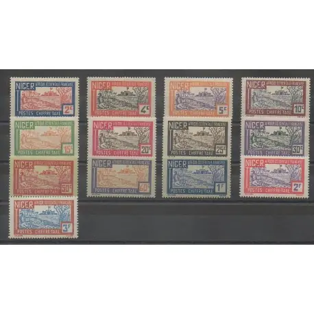 Niger - 1927 - No T9/T21 - Neuf avec charnière Commander Maintenant