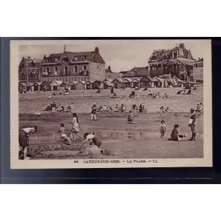 Commande En Gros Carte postale 80 - Cayeux-sur-Mer - La plage - Voyage - Dos divise