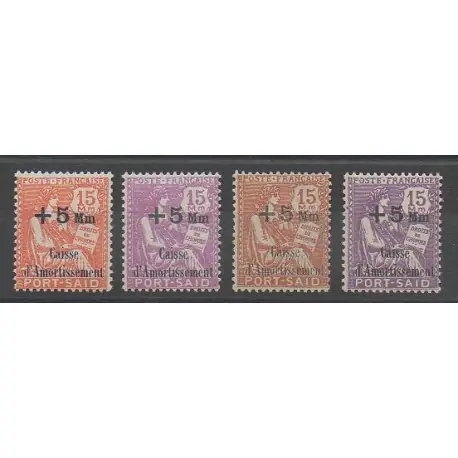 Port-Saïd - 1927 - No 86/89 Acheter Direct
