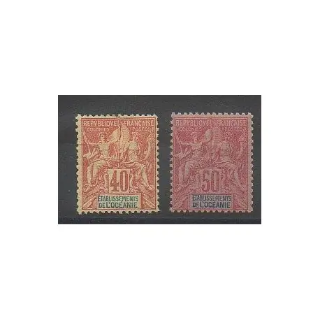 Océanie - 1892 - No 10/11 - Neuf avec charnière Petit Prix