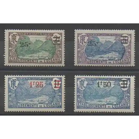 Océanie - 1924 - No 61/64 Promotion Saisonnière
