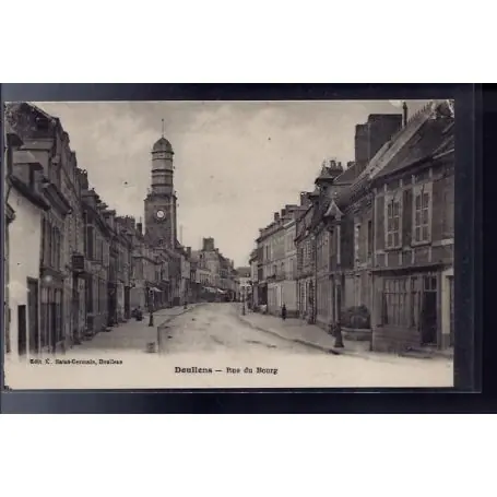 Nouvel Arrivage Carte postale 80 - Doullens - rue du Bourg - Non voyage - Dos divise