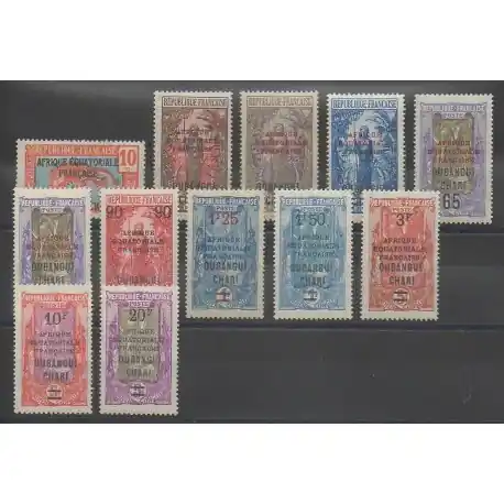 Oubangui - 1925 - No 63/74 Offre Spéciale