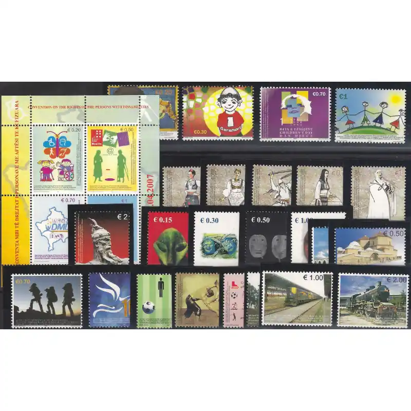 Gros Lot Kosovo timbres administration Nations Unies N°64-92 série neuf**.