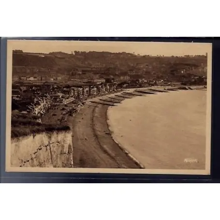 Carte postale 80 - Le Treport-eu-Mers - Mers-les-Bains - vue generale de la plage - Non v Marque