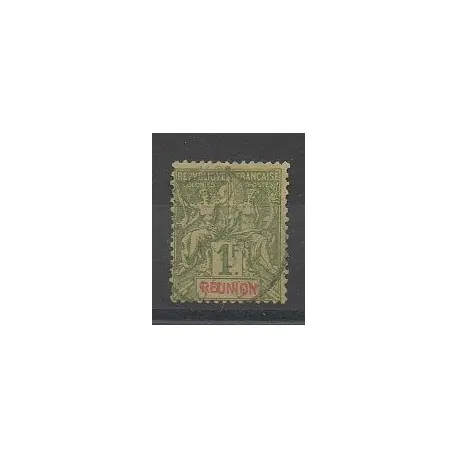 Premium Réunion - 1892 - No 44 - Oblitéré