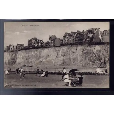 Carte postale 80 - Onival - les falaises - Non voyage - Dos divise Offre Limitée