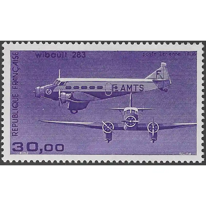 Timbre poste aérienne N°59B Wibault 283 neuf**. Soldes