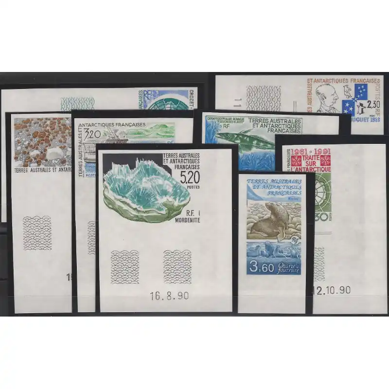 Bon Marché Timbres de T.A.A.F. année complète 1991 non dentelé neuf**.