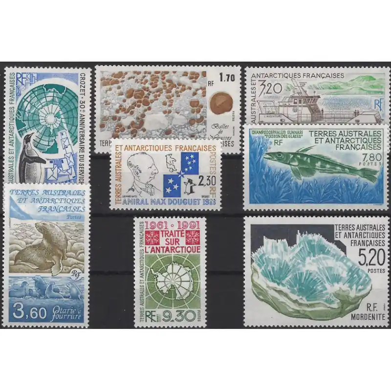 Bon Plan Timbres de T.A.A.F. année complète 1991 neuf**.