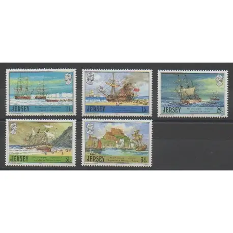 Promotion Jersey - 1987 - No 403/407 - Bateaux