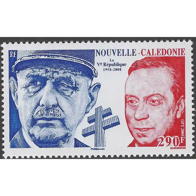 Haute Qualité Cinquième République timbre Nouvelle Calédonie N°1054 neuf**.