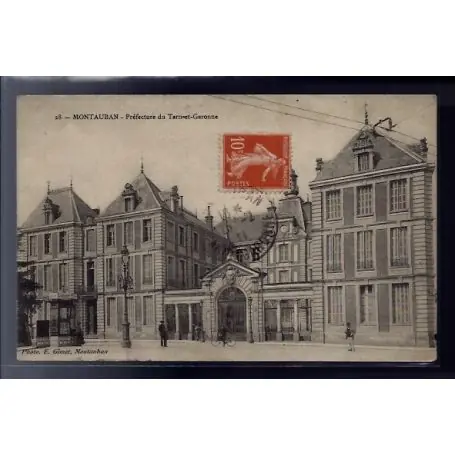 Expédié Aujourd’hui Carte postale 82 - Montauban - Prefecture du Tarn et Garonne - Voyage - Dos divise