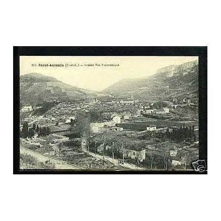 Carte postale 82 - Saint-Antonin - Grande vue panoramique Vente Flash