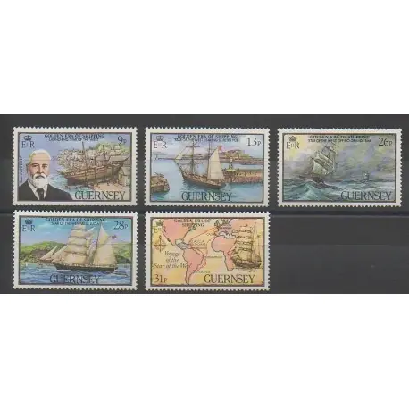 Offre Du Jour Guernesey - 1983 - No 276/280 - Bateaux