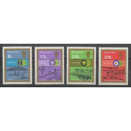 Guernesey - 1982 - No 253/256 - Scouts Promotion
