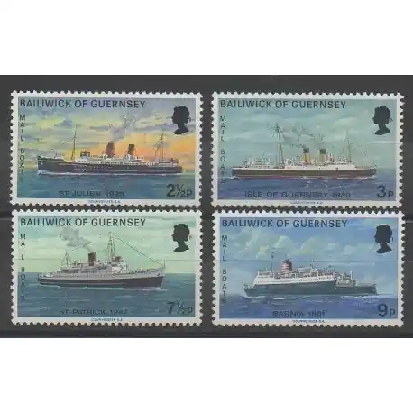 Guernesey - 1973 - No 70/73 - Bateaux Petit Prix