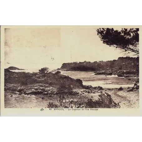 Carte postale 83 - Bandol - Le Capelan et l'Ile Rousse Meilleure Qualité