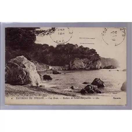 Carte postale 83 - Environs de Toulon - Cap Brun - Rochers de Sainte-Marguerite - Voyage Acheter En Ligne