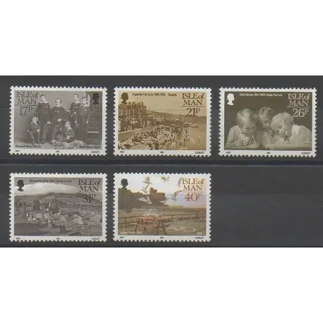Man (Ile de) - 1991 - No 485/489 - Art Pas Cher