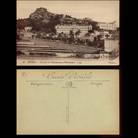 Carte postale 83 - Hyeres - Vue prise de l'etablissement d'Horticulture Offre Spéciale