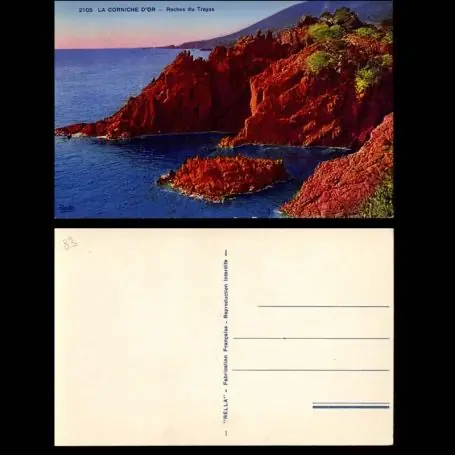 Expédié Aujourd’hui Carte postale 83 - La corniche d'Or - Roches du Trayas