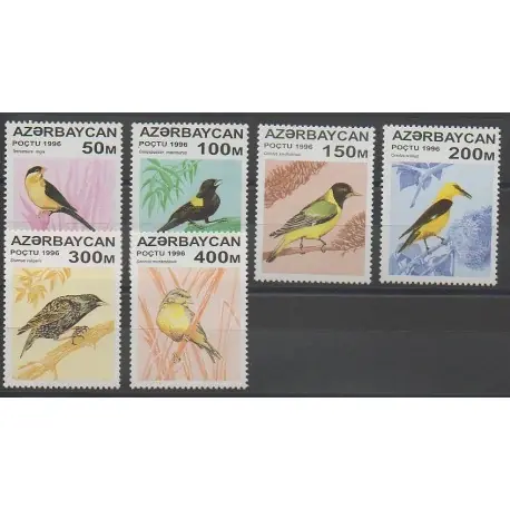 Azerbaïdjan - 1996 - No 276/281 - Oiseaux Affaire À Saisir