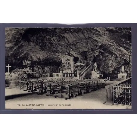 Usine Directe Carte postale 83 - La Sainte-Baume - interieur de la grotte - Voyage - Dos divise