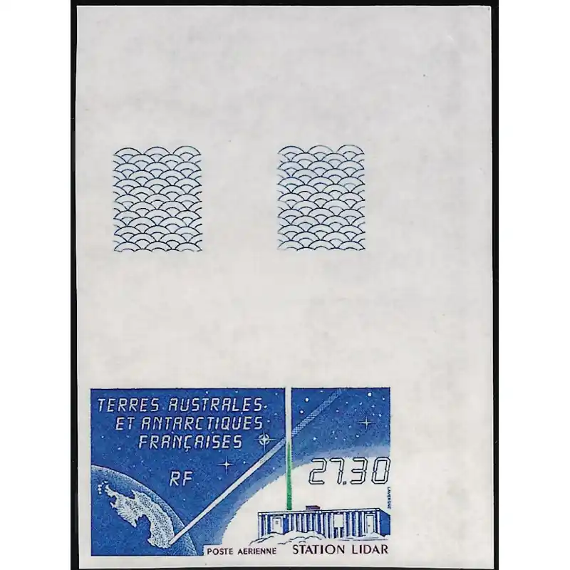 Paiement Sécurisé Station Lidar poste aérienne timbre T.A.A.F. N°132 non dentelé neuf**.