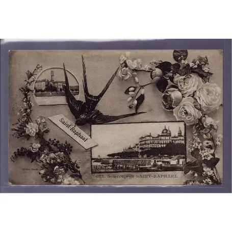Achat Immédiat Carte postale 83 - Saint-Raphaa«l - Carte souvenir de Saint-Raphaa«l - Voyage - Dos divis"