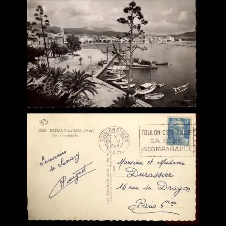 Carte postale 83 - Sanary sur Mer - Vue d'ensemble Meilleure Vente